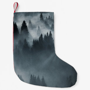 Petite Chaussette De Noël Carpates d'hiver : Paysage des montagnes Sunrise