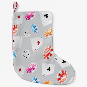 Petite Chaussette De Noël Casino, Jeux accessoires motif 8