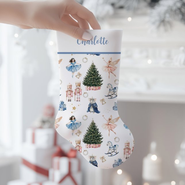 Petite Chaussette De Noël Casse-Noisette Ballet Nostalgique  (Nutcracker Ballet Christmas Stocking)