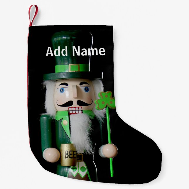 Petite Chaussette De Noël Casse-Noisette Irlandais (Devant)