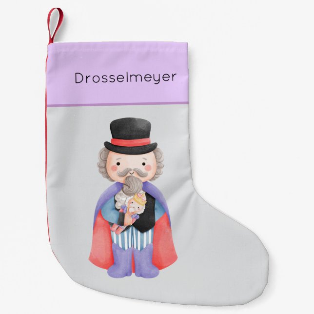 Petite Chaussette De Noël Casse-Noisette Pastel Drosselmeyer (Devant)