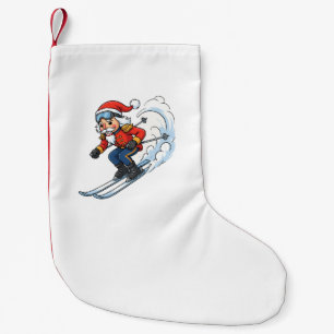 Petite Chaussette De Noël Casse-Noisette Skieur Noël 2026 Vacances Ski  