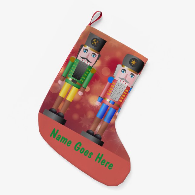 Petite Chaussette De Noël Casse-noix (Devant (Accrochage))