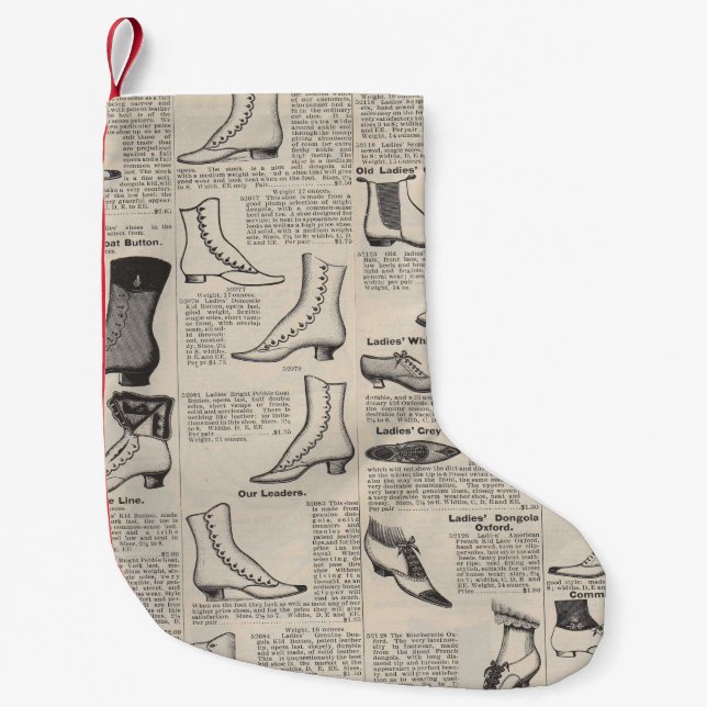 Petite Chaussette De Noël Catalogue de chaussures pour dames vintage - 1900s (Devant)