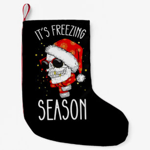Petite Chaussette De Noël C'est la saison de gel Hiver Neige Vacances de Noë