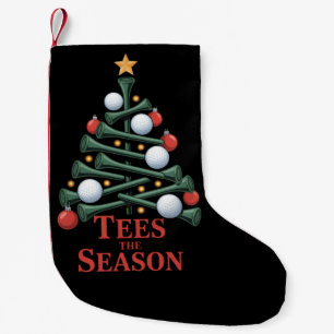 Petite Chaussette De Noël C'est la saison de golf Drôle de Noël Golf Arbre