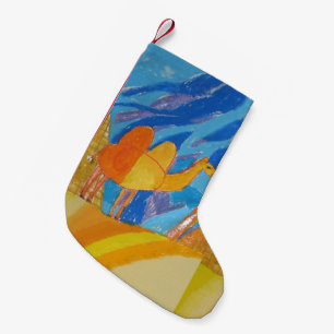 Petite Chaussette De Noël Chameau par des pyramides