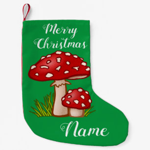 Petite Chaussette De Noël Champignons de la Red Amanita Thunder_Cove
