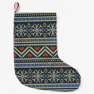 Petite Chaussette De Noël Chandail de Noël nupti motif de style nordique