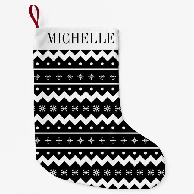 Petite Chaussette De Noël Chandail de vacances Motif Noël Stocking (Devant)