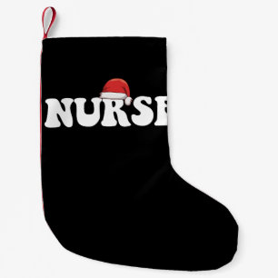 Petite Chaussette De Noël Chapeau de Père Noël infirmière Noël soins infirmi