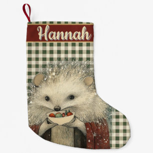 Petite Chaussette De Noël Chardon le Hérisson Caprice de la Forêt