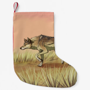 Petite Chaussette De Noël Chasse au lever du soleil