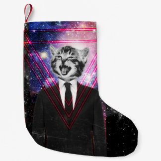 Petite Chaussette De Noël Chat d'Illuminati