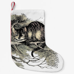 Petite Chaussette De Noël Chat du Cheshire Alice au Pays des Merveilles Clas