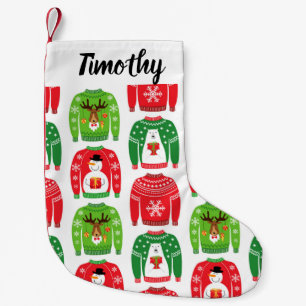 Petite Chaussette De Noël Chauffage Xmas moche Ours polaire Snowman Rudolf R