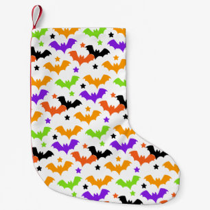 Petite Chaussette De Noël Chauve-souris Halloween coloré rideau de douche