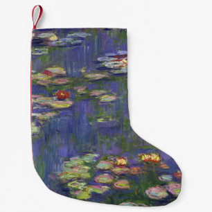 Petite Chaussette De Noël Chefs-d'œuvre de Nymphéas de Monet