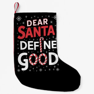 Petite Chaussette De Noël Cher Père Noël Définir Bonne Fête de Noël Xmas