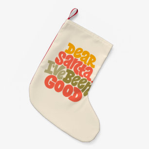 Petite Chaussette De Noël Cher Père Noël, j'ai été bon design