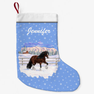 Petite Chaussette De Noël Cheval À Repasser De La Vannière Tzigane De Baie B