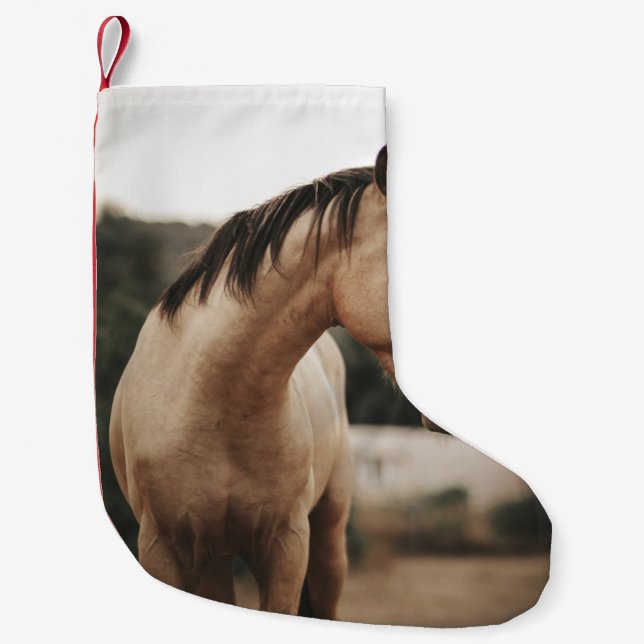 PETITE CHAUSSETTE DE NOËL CHEVAL BROWN (Devant)