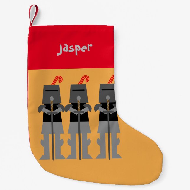 Petite Chaussette De Noël Chevalier (Devant)