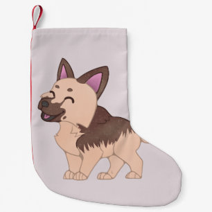 Petite Chaussette De Noël Chien berger allemand de Kawaii