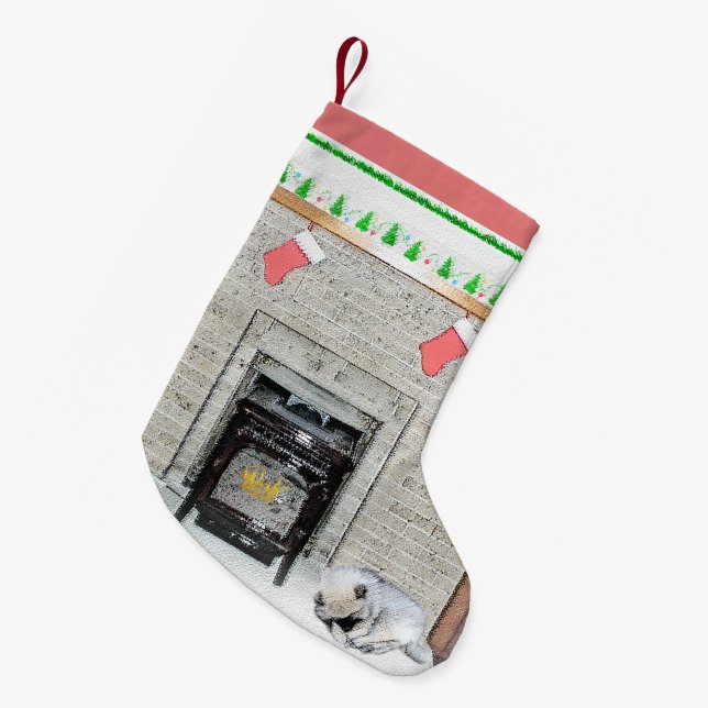 Petite Chaussette De Noël Chien Chien Chien Chien Chien Chien Chien Chien Ch (Devant (Accrochage))