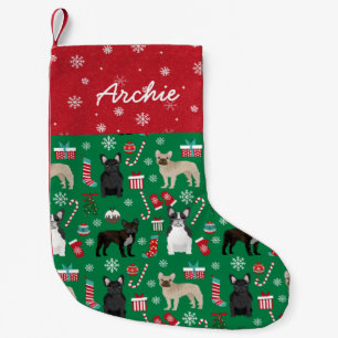 Petite Chaussette De Noël Chien-chien français Mixte