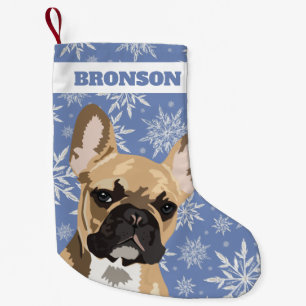 Petite Chaussette De Noël Chien de compagnie personnalisé   Cadeau Bouledogu