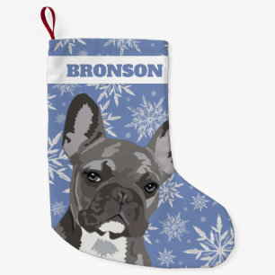Petite Chaussette De Noël Chien de compagnie personnalisé Cadeau Bouledogu