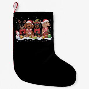 Petite Chaussette De Noël Chiens de Noël Amateur de Dachshund Maman Chien 