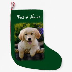 Petite Chaussette De Noël Chiot de charme de chien de chien d'arrêt de