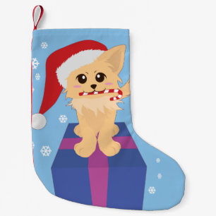 Petite Chaussette De Noël Chiot de Noël