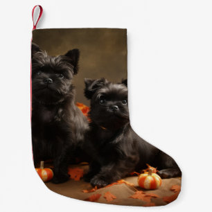 Petite Chaussette De Noël Chiots Bouledogue Français Délice d'Automne Citrou