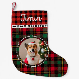 Petite Chaussette De Noël Chou mignon et douillet race de chien spécifique p