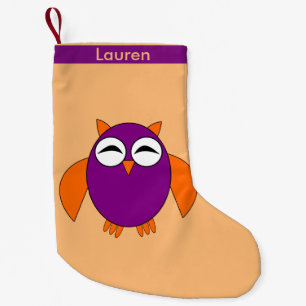 Petite Chaussette De Noël Chouette d'Halloween Noël Stocker