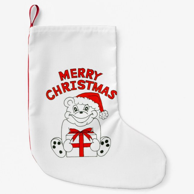 Petite Chaussette De Noël Christmas bear (Devant)