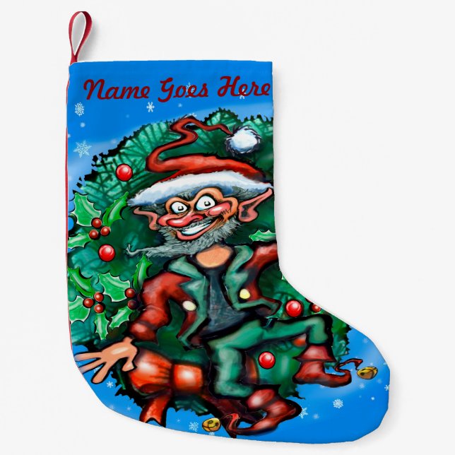 Petite Chaussette De Noël Christmas Elf (Devant)