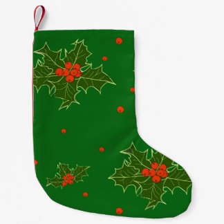 Petite Chaussette De Noël Christmas Holly