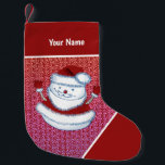 Petite Chaussette De Noël Christmas Snowman Père Noël<br><div class="desc">Snowman Père Noël stockage de noël par ArtMuvz Illustration. Vêtements de bonhomme de neige, t-shirts, cadeaux. T-shirt Snowman, cadeaux de Noël et vêtements d'hiver. . Pour personnaliser cliquez sur "personnaliser ce modèle" puis modifiez les champs fournis pour votre cadeau personnalisé. Vous pouvez ajouter votre nom ou ajouter du texte à...</div>