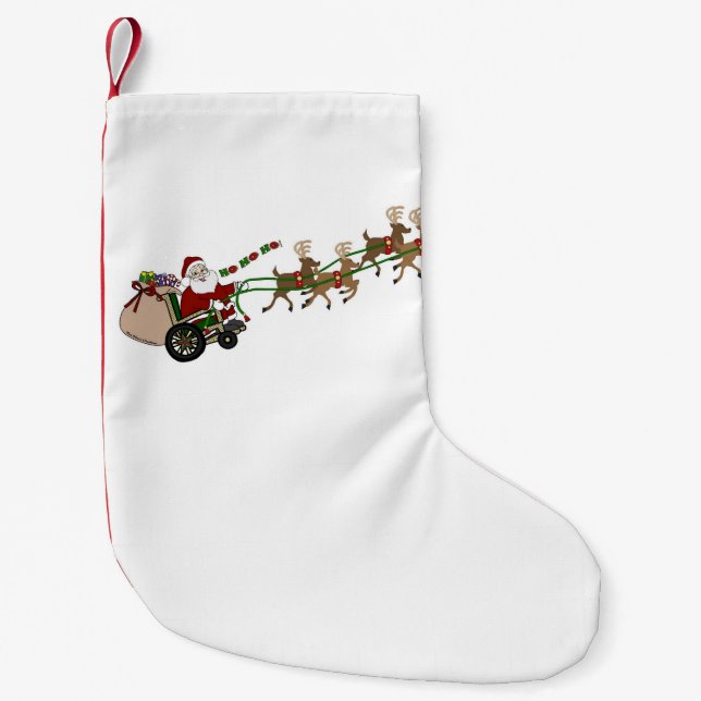 Petite Chaussette De Noël Christmas Stocking - Wheelchair Santa (Devant)