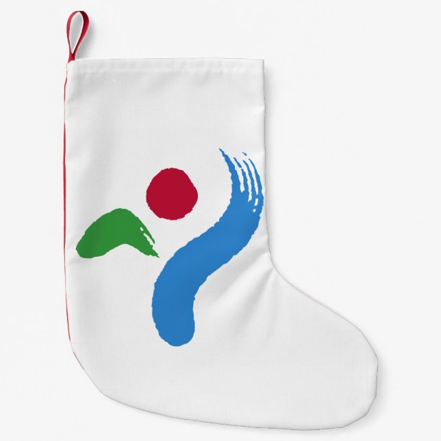 Petite Chaussette De Noël Christmas Stockings with Flag of Seoul (Devant)