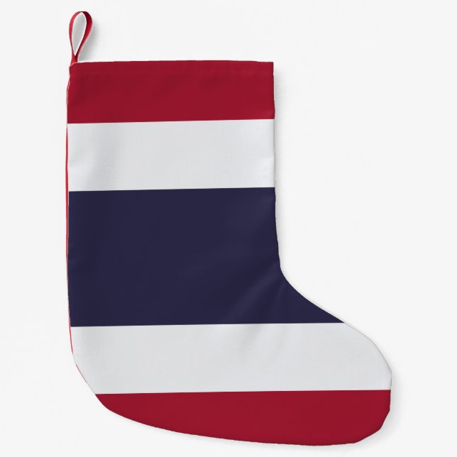 Petite Chaussette De Noël Christmas Stockings with Flag of Thailand (Devant)
