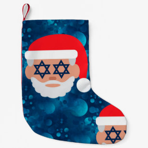 Petite Chaussette De Noël christmukkah père Noël emoji
