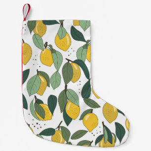 Petite Chaussette De Noël Citron Tropical : Vintage clair sans joint