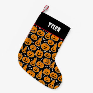 Petite Chaussette De Noël Citrouilles Déplaisants d'Halloween