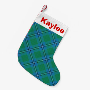 Petite Chaussette De Noël Clan de charme de Noël Irvine Irwin Tartan