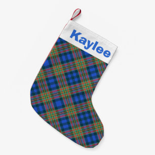 Petite Chaussette De Noël Clan MacLellan Tartan